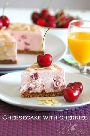 Cheesecake de cerezas