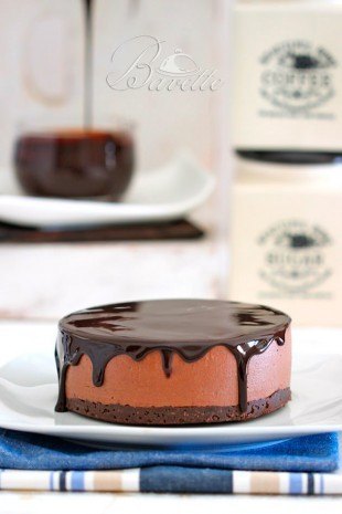 Cheesecake de chocolate
