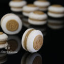 Macarons con ganache de café