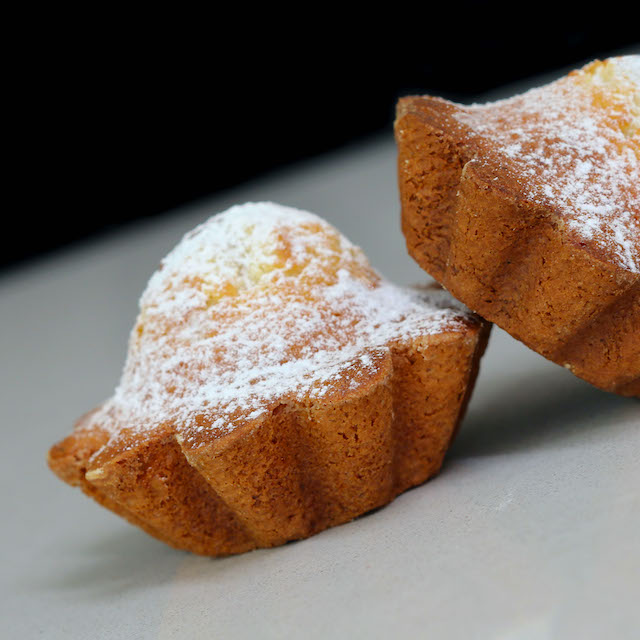 Madeleines con Crema pastelera de Chocolate