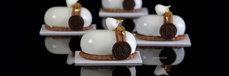 Mont-Blanc de Pera y Chocolate con Crema de Castañas